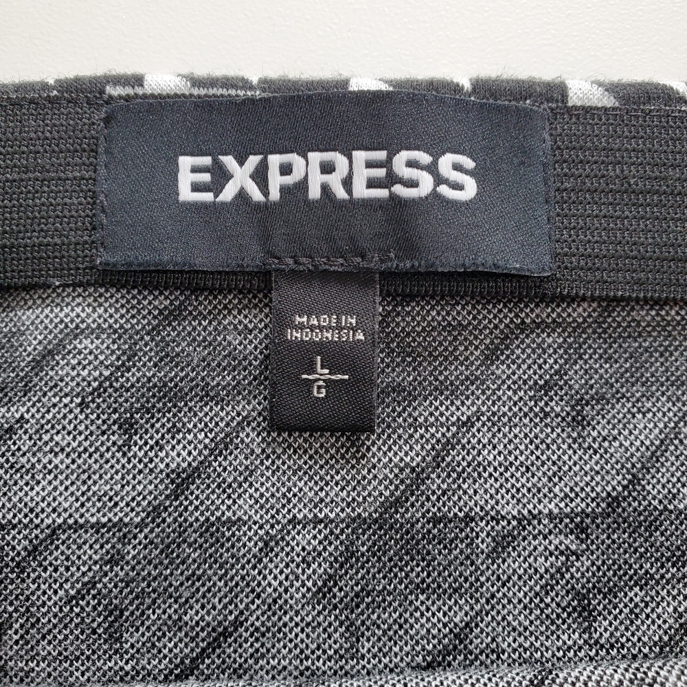 Express Women's Pencil Skirt, Black/White (Size L) - Picture 5 of 8